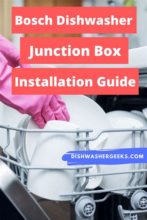 new dishwasher no junction box|installing bosch dishwasher junction box.